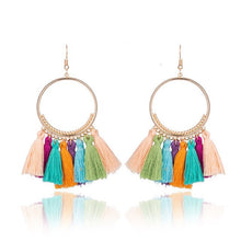Load image into Gallery viewer, New Tassel Earrings For Women Fringe Earing Fashion Jewelry Holiday Female Autumn Style Ethnic Hanging Dangle Drop Earrings Gift