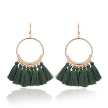 Load image into Gallery viewer, New Tassel Earrings For Women Fringe Earing Fashion Jewelry Holiday Female Autumn Style Ethnic Hanging Dangle Drop Earrings Gift