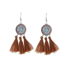 Load image into Gallery viewer, New Tassel Earrings For Women Fringe Earing Fashion Jewelry Holiday Female Autumn Style Ethnic Hanging Dangle Drop Earrings Gift