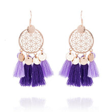 Load image into Gallery viewer, New Tassel Earrings For Women Fringe Earing Fashion Jewelry Holiday Female Autumn Style Ethnic Hanging Dangle Drop Earrings Gift