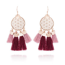 Load image into Gallery viewer, New Tassel Earrings For Women Fringe Earing Fashion Jewelry Holiday Female Autumn Style Ethnic Hanging Dangle Drop Earrings Gift