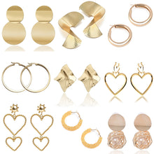 Load image into Gallery viewer, Fashion Statement Earrings Big Geometric earrings For Women Hanging Dangle Earrings Drop Earing Jewelry Wholesale tassel
