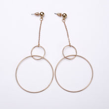 Load image into Gallery viewer, Fashion Statement Earrings Big Geometric earrings For Women Hanging Dangle Earrings Drop Earing Jewelry Wholesale tassel
