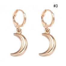 Load image into Gallery viewer, Fashion Statement Earrings 2019 Metal Star Moon Geometric Earrings For Women Hanging Dangle Earrings Drop Earing Modern Jewelry
