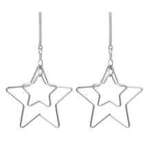 Load image into Gallery viewer, Fashion Statement Earrings 2019 Metal Star Moon Geometric Earrings For Women Hanging Dangle Earrings Drop Earing Modern Jewelry
