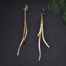 Load image into Gallery viewer, Fashion Statement Earrings 2019 Metal Star Moon Geometric Earrings For Women Hanging Dangle Earrings Drop Earing Modern Jewelry
