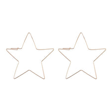 Load image into Gallery viewer, Fashion Statement Earrings 2019 Metal Star Moon Geometric Earrings For Women Hanging Dangle Earrings Drop Earing Modern Jewelry
