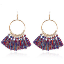 Load image into Gallery viewer, New Tassel Earrings For Women Fringe Earing Fashion Jewelry Holiday Female Autumn Style Ethnic Hanging Dangle Drop Earrings Gift

