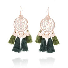 Load image into Gallery viewer, New Tassel Earrings For Women Fringe Earing Fashion Jewelry Holiday Female Autumn Style Ethnic Hanging Dangle Drop Earrings Gift
