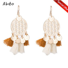 Load image into Gallery viewer, New Tassel Earrings For Women Fringe Earing Fashion Jewelry Holiday Female Autumn Style Ethnic Hanging Dangle Drop Earrings Gift
