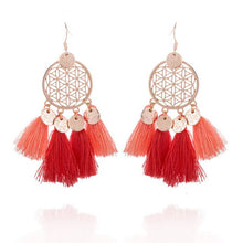 Load image into Gallery viewer, New Tassel Earrings For Women Fringe Earing Fashion Jewelry Holiday Female Autumn Style Ethnic Hanging Dangle Drop Earrings Gift
